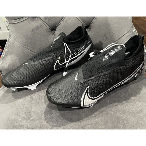 Nike Vapor Edge Elite 360 Black Football Cleats Shoes CV6282-009 Men's Size 13 - Picture 2 of 5